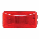 6 LED Rectangular Clearance/Marker Light - Red LED/Red Lens