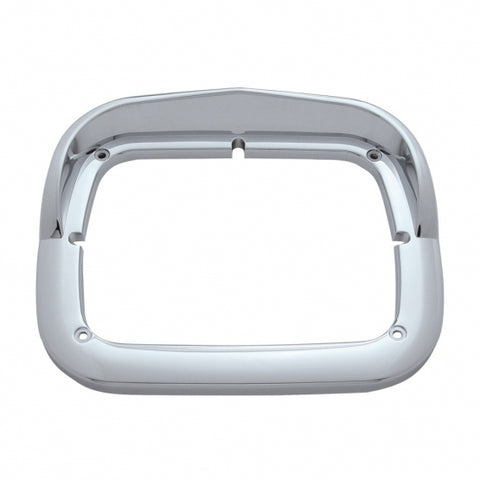 Single 8" x 6" Headlight Bezel w/ Visor