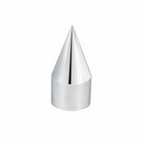 33mm x 4 1/8" Chrome Plastic Spike Nut Cover - Push-On (60 Pack)