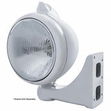Stainless Steel Guide 682-C Headlight H4 & Original Style LED Signal - Clear Lens
