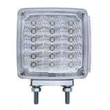 39 LED Reflector Double Face Turn Signal Light - Clear Lens