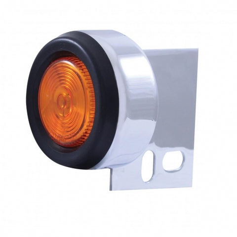 Mud Flap Hanger End Light w/ Grommet - Amber