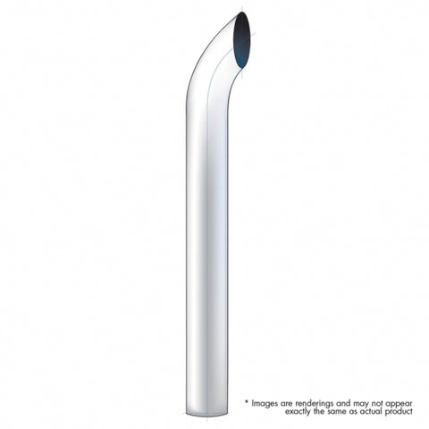 5" Curved Plain Bottom Exhaust - 84" L