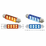 8-SMD High Power LED 211-2 Light Bulb - Amber (2 Pack)