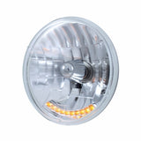 7" Halogen Crystal Headlight With 10 LED Position Lights