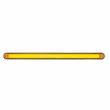 24 LED 12" GLO Light Bar with Black Housing - Amber LED/Amber Lens