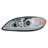 Chrome Projection Headlight With LED Turn Signal For International Prostar