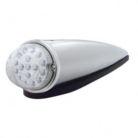 17 LED Reflector Cab Light Kit - Amber LED/Clear Lens