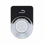 Chrome Menu Control Switch (MCS) Knob for Kenworth T680/T880