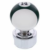 Pool Ball Shift Knob Number "14" For 13/15/18 Speed Eaton Style Shifters