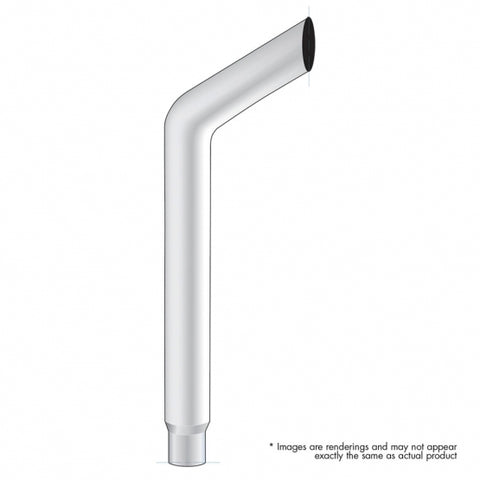 6" Bull Reduce to 5" O.D. Bottom Exhaust - 72" L