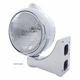 Stainless Steel Guide 682-C Headlight 6014 & Dual Mode LED Signal - Clear Lens