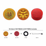 13 LED 2 1/2" Clearance/Marker Light Kit - Red LED/Red Lens