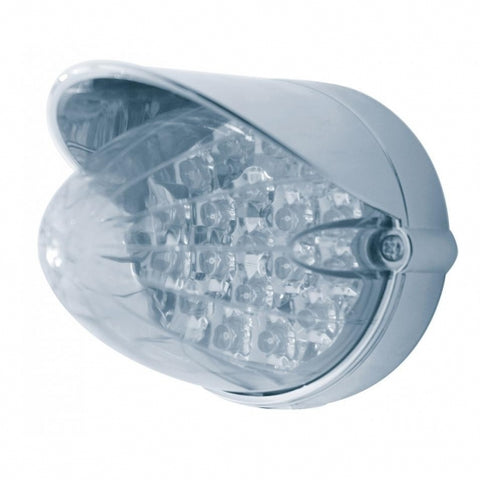 19 LED Reflector Grakon 1000 Flush Mount Kit w/ Visor - Amber LED/Clear Lens