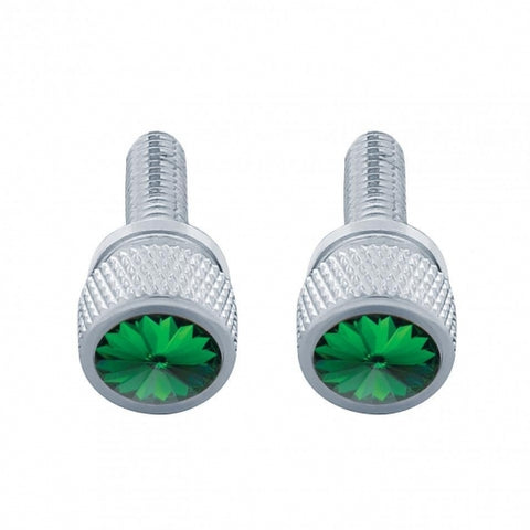 Kenworth Short Dash Screw - Green Diamond (2 Pack)