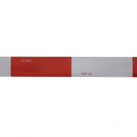 DOT-C2 Reflective Tape - 6" White/6" Red