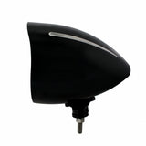 Black "Billet" Style Groove Headlight 5 LED Bulb - Blackout