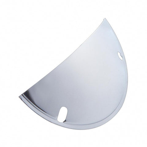 5 3/4" Round Stainless Headlight Shield