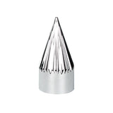 33mm x 4 3/8" Chrome Plastic Razor Nut Cover - Thread-On (60 Pack)