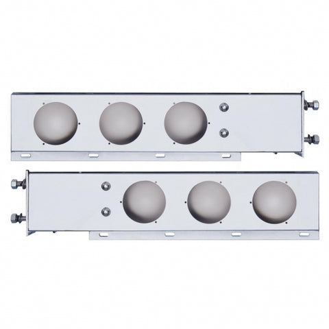 Spring Loaded Light Bar w/ Round Cutout - 3 3/4" Bolt Pattern