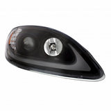 Black Projection Headlight With LED Turn Signal For International Prostar
