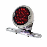 LED Motorcycle Rear Fender Tail Light - Chrome Bracket