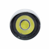 3 High Power LED 1” Clearance/Marker Light with Visor - White LED/Clear Lens