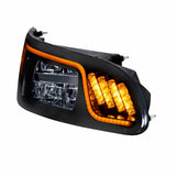 Blackout High Power LED Headlight w/LED Turn, Position, & DRL For 2008+ PB 386/387