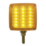 39 LED Reflector Double Face Turn Signal Light - Amber/Red Lens