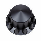 Matte Black Pointed Rear Axle Cover w/ 33mm Spike Thread-on Nut Cover