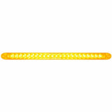 23 SMD LED 17 1/4" Turn Signal Light Bar with Reflector - Amber LED/Amber Lens