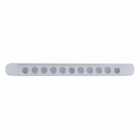 11 LED 17" Stop, Turn & Tail Light Bar w/ Bezel - Red LED/Clear Lens