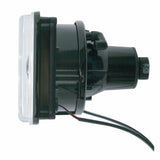 4" x 6" Crystal Projection Headlight w/ 6 White LED Position Light - Low Beam