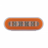 22 LED 6" Oval "GLO" Light - Amber LED/Amber Lens