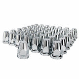 33mm x 2 3/4" Chrome Plastic Original Nut Cover - Push-On (60 Pack)
