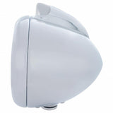 Stainless Steel Guide 682-C Headlight H4 w/ White LED & Original Style LED Signal - Clear Lens