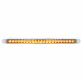 23 SMD LED 17 1/4" Turn Signal Light Bar with Reflector - Amber LED/Clear Lens