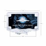 Chrome Eagle Motorcycle License Plate Frame