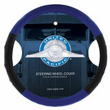 18” Steering Wheel Cover - Black & Blue