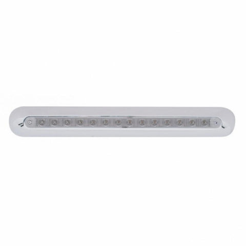 Freightliner 14 LED 12" Mirror Light Bar - Amber LED/Clear Lens