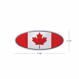 Die Cast Canada Flag Emblem