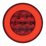 21 LED 4" Stop, Turn & Tail "GLO" Light - Red LED/Red Lens