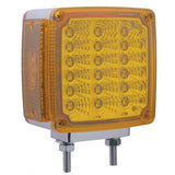 39 LED Reflector Double Face Turn Signal Light - Amber/Red Lens