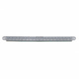 19 LED 12" Turn Signal Reflector Light Bar - Amber LED/Clear Lens