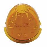 LED Kenworth T660 Dual Function Bumper Light w/ Visor - Watermelon Style w/ Amber Lens