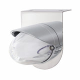 Stainless Light Bracket w/ 9 LED Dual Function "GLO" Watermelon Grakon 1000 Light & Visor - Amber LED/ Clear Lens