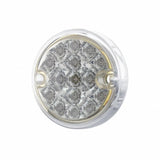 15 LED 3" Dual Function Reflector Double Face Light Only - Red LED/Clear Lens