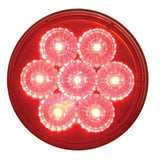 7 LED 4" S/T/T Light Kit - Reflector - Red LED/Red Lens