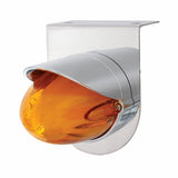Stainless Light Bracket w/ 9 LED Dual Function "GLO" Watermelon Grakon 1000 Light & Visor - Amber LED/Amber Lens