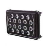 18 High Power 4"X 6" LED Rectangular Light With Position Light - Black